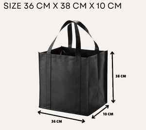 Sac à provisions non tissé promotionnel, fourre-tout de mode réutilisable de logo fait sur commande - Product Image 2