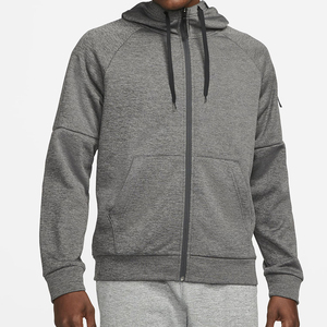 Sweat à capuche zippé en molleton technique en coton avec logo personnalisé 2025, manches américaines, taille XL, vêtements de sport, nouveau design personnalisé, broderie - Product Image 1