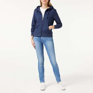 เสื้อฮู้ดผ้าคอตตอนใยไผ่สำหรับผู้หญิงเสื้อมีฮู้ดเป็นมิตรต่อสิ่งแวดล้อมผ้าคอตตอนพิมพ์โลโก้ด้านหน้า - Product Image 2