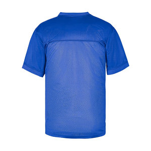 Camiseta de rugby de malla antiarrugas, camiseta de rugby de poliéster transpirable con costuras limpias, camiseta de fútbol americano - Product Image 4