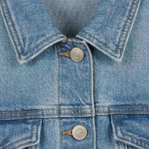 Chaqueta Vaquera Larga para Mujer a Precio Razonable, Cierre de Botones, Diseño con Bolsillos Delanteros, Ropa de Calle Elegante, Color Personalizado - Product Image 4