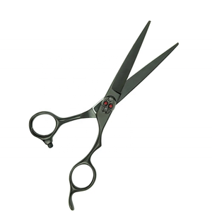 Dark ELF Skull Ciseaux à vis 6 pouces Salon de coiffure professionnel Ciseaux de coiffure Outils - Product Image 3