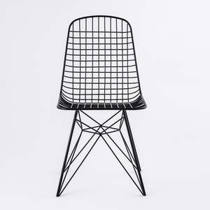 Elegante silla con cable de hierro-Marco de alambre duradero, diseño moderno, asientos cómodos para el hogar, la Oficina y espacios al aire libre - Product Image 2