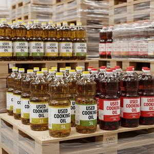น้ำมันปรุงอาหารใช้ในอุตสาหกรรมที่กรองและทำให้บริสุทธิ์สำหรับไบโอดีเซลและสบู่ทำให้มีปริมาณมาก - Product Image 3
