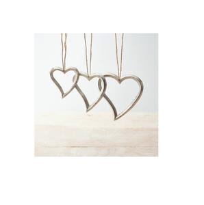 Pendentif de noël en forme de cœur, décoration artisanale, Design personnalisé disponible - Product Image 6