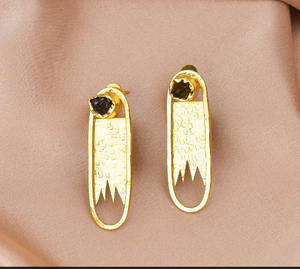 El mejor en el segmento, pendientes de moda de oro únicos y Premium, lindo aniversario, producto a granel al por mayor, precio razonable para boda de mujer - Product Image 4