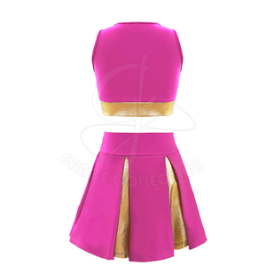 ชุดเชียร์ลีดเดอร์แขนกุดใส่สบายสำหรับผู้หญิงชุดนักเรียนเด็กผู้หญิงชุดเชียร์ลีดเดอร์ - Product Image 6