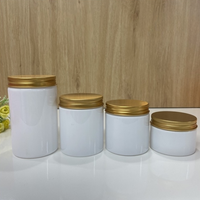 Grosir stoples kapsul mulut lebar HDPE putih 250ml 500ml 750ml 800ml 1000ml botol kemasan pil obat plastik