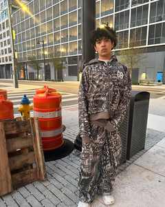 Logo personnalisé 100% Coton 400Gsm Vintage Applique Broderie Survêtement 2 Pièces Hip Hop Décontracté Surdimensionné Poids Lourd Ensembles - Product Image 4