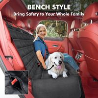 Housse de siège de voiture pour chien Hamac de voiture étanche pour siège arrière Housse de siège arrière universelle pour toutes les voitures Camions SUV