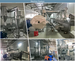 Grand équipement de séchage continu en acier inoxydable Séchoir à lit fluidisé vibrant - Product Image 5