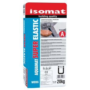 Enduit de ciment imperméabilisant ultra-flexible, bicomposant, modifié aux polymères |   AQUAMAT-SUPERELASTIQUE - Product Image 1