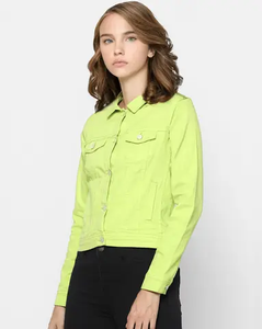 Vestes en jean durables pour hommes Vestes en jean à manches longues pour femmes Vestes en jean décontractées respirantes Coupe ajustée Vestes en jean pour femmes - Product Image 3