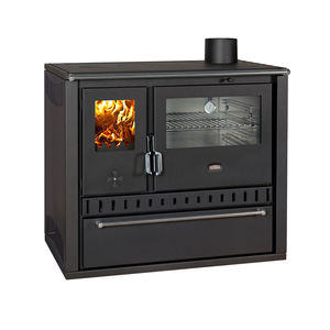 Poêle à bois et granulés autoportant élégant 3,7 kW Chauffage d'ambiance à haut rendement Réchaud de cuisson de haute qualité Design bulgare - Product Image 1