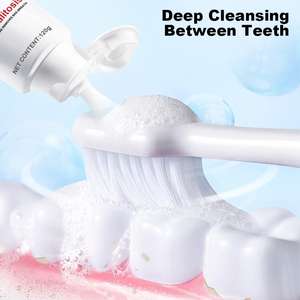 ยาสีฟันไวท์เทนนิ่ง SP-6 สำหรับผู้สูบบุหรี่ ผู้ดื่มกาแฟ โปรไบโอติก ขจัดคราบ กลิ่นปาก ฟันเหลือง ดูแลสุขภาพช่องปาก 120 กรัม - Product Image 2