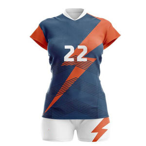 Uniforme deportivo de fabricación OEM 2024, nueva camiseta de voleibol de Club personalizada, uniforme deportivo Unisex de secado rápido - Product Image 2