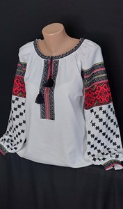 Bordado Floral 2025 verano Sexy moda azul elegante ucraniano bordado mangas completas para ropa de mujer vestido Ucraniano - Product Image 3