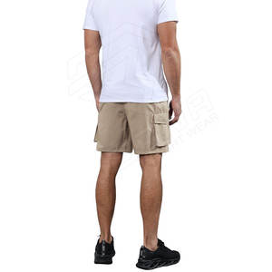 Pantalones cortos cargo con múltiples bolsillos y cintura ajustable: duraderos y cómodos para jugar y divertirse al aire libre - Product Image 6