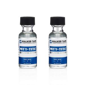Walker Tape Mity-Tite <b>Brush</b>-On Liquid Adhesive 0.5oz 2-Pack for Hair Extensions - Product Image 1