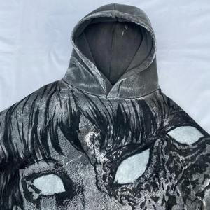 Wholesale Best Selling Acid Wash <b>Hoodie</b> Custom <b>Black</b> Color Plain Men Acid Wash <b>Hoodie</b> New Streetwear Style Men Acid Wash <b>Hoodie</b> - Product Image 6