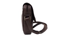 Tas Selempang Kulit Sapi Asli 100% Vintage untuk Perjalanan Sehari-hari, Fashion Pria Kasual, Tali Dapat Disesuaikan, Unisex