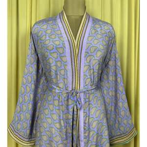 Recycled Silk Sari Women's Boho Chic Vintage <b>Beach</b> Cover Dress <b>Robe</b> for Resort Wear House Gypsy-Swimsuit Cover Ups - Product Image 2