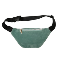 Sac en velours décontracté pour hommes et femmes sac de poitrine suspendu en diagonale sac de sport de plein air