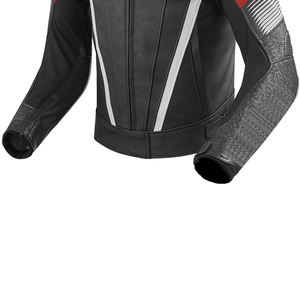 Veste de motard pour hommes en tissu de cuir de vachette personnalisé/Veste de motard à manches longues en matériau de protection - Product Image 6