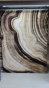 Alfombra Moderna Abstracta de Jacquard Tejida de Polipropileno con Diseño Floral para el Hogar, para Dormitorio, Cocina, con Material de Yute y Poliéster - Product Image 3