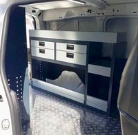 Armoire de rangement métallique DETAY OEM de haute qualité pour fourgonnette, 6 tiroirs, revêtement électrostatique, étagères modulaires amovibles pour tous les véhicules