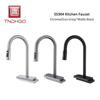 Robinet de cuisine multifonctionnel en acier inoxydable SS304, mitigeur européen chaud/froid pour évier de cuisine, idéal pour hôtels et appartements