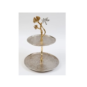 Embossed Metal <b>Chocolate</b> Stand With Traditional Pattern Best For Cultural Celebrations And Indian <b>Wedding</b> Decor - Product Image 4