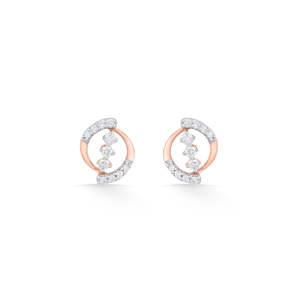 Clous d'oreilles en diamant scintillants - Product Image 3