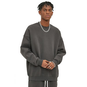 เสื้อกันหนาวมีฮู้ดผ้าโพลีเอสเตอร์/ คอตตอนสำหรับฤดูใบไม้ร่วงใหม่เสื้อลำลองเสื้อฟลีซแบบสวมหัวเสื้อฮิปฮอปสตรีทแวร์ซักพิมพ์ลายออกแบบได้ตามต้องการ - Product Image 5