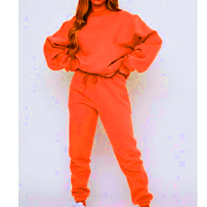 ชุดวอร์ม2ชิ้นสำหรับผู้หญิงชุดวอร์มไม่มีฮู้ดสำหรับผู้หญิงชุดวอร์มไซส์ใหญ่พิเศษ - Product Image 6