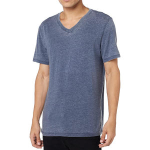 Casual Wear Men Blank <b>V</b> <b>Neck</b> <b>Shirt</b> High Quality Breathable <b>Oversized</b> <b>T</b>-<b>Shirts</b> Wholesale Blank Men's <b>T</b>-<b>shirts</b> - Product Image 1