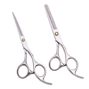 2026 Professional Salon Stainless Steel Barber Scissors Customized Hair Cutting Thinning Scissors Set - Product Image 5