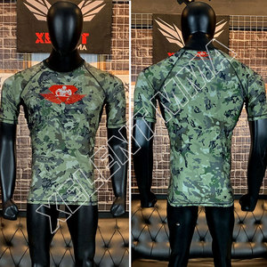 Alta calidad de camuflaje de buceo al aire libre Surf personalizado impreso hombres activo Rash Guard - Product Image 5