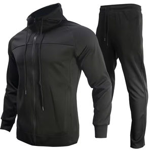 Chándal, 100% algodón recién llegados Patchwork Color hombres chándales logotipo personalizado chándales para hombres Jogging ropa deportiva OEM - Product Image 3