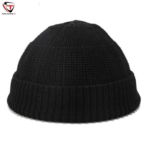 Gorros de Punto Acrílicos Personalizados al por Mayor de Alta Calidad, Gorros de Pescador con Puño Corto, Rayas, Bordado 3D, Impresión Digital, para Exteriores - Product Image 6