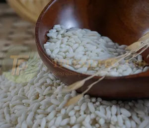 Arroz glutinoso superventas estilo arroz blanco de grano medio 5% roto listo de Vietnam WhatsApp: (+ 84) 961823303-Sra. Viv