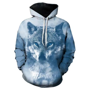 Streetwear décontracté pour homme unisexe 2024, pulls thermiques personnalisés, sweat à capuche en molleton de coton 100% uni, impression par sublimation - Product Image 1