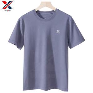 T-shirts 100% coton pour hommes Vente directe d'usine Vêtements confortables et décontractés avec tissu tricoté à impression numérique anti-rétrécissement - Product Image 3