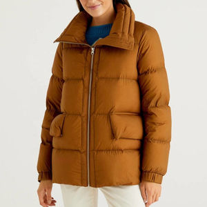 Chaqueta Acolchada de Alta Calidad para Mujer, Abrigo Cálido de Invierno, Venta al por Mayor, Cierre de Cremallera con Logotipo Frontal, Diseño Sólido, Acabado Liso Teñido, Nailon - Product Image 6