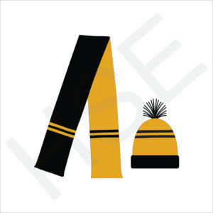 Soft Warm Multicolor Beanie Hat with Matching Winter Scarf - Product Image 6