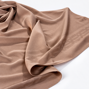 Wafa Plain Dyed Jacquard <b>Square</b> <b>Scarf</b> Matte Finish Silky Soft 110x110 Cm Premium Polyester Casual Four Seasons Framed Design - Product Image 2
