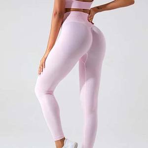 เลกกิ้งเอวสูงสำหรับผู้หญิงเอวยางยืดระบายอากาศได้ดีแห้งเร็ว - Product Image 1