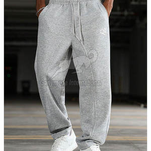 กางเกงสเวตแพนท์ทรงหลวมแบบพรีเมียม ผ้าเนื้อนุ่ม สวมใส่สบาย กางเกงสเวตแพนท์ทรงหลวม - Product Image 3