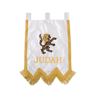 Ordre en gros du drapeau et des bannières de l'étoile de l'Est avec des accessoires d'affichage maçonniques d'artisanat brodé