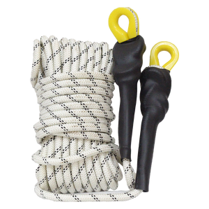 Durable 12mm White Static Rope Hook High Tension Nylon Load-bearing Construction Built-in Handle for Outdoor Safety Climbing - Product Image 6